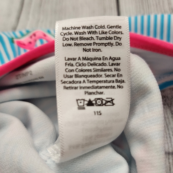 2T Swimsuits DreamWorks Trolls, WonderNation Watermelon (Set) - Picture 10 of 10